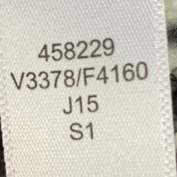 Lands’ End Snowflake Print Quarter Zip Long Sleeve Fleece Jacket Black White Red - Picture 7 of 7